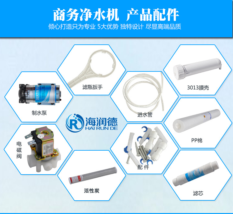 海潤德400加侖商務機學校工廠醫院車站商用售水機凈水機凈水器