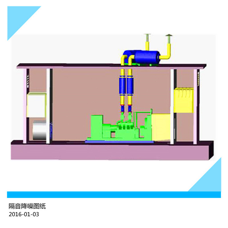 深圳發電機房消音降噪/噪聲治理工程-國家環保標準60分貝