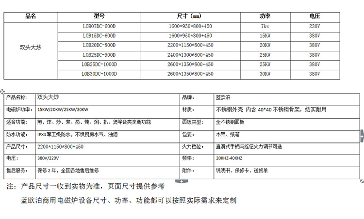 商用電磁爐 商用雙頭大鍋灶 大功電磁爐 節能爐