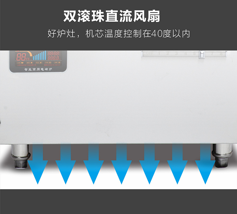 商用電磁爐15KW大功率電磁煲湯爐單眼單頭電磁矮湯爐大電磁爐批發(fā)