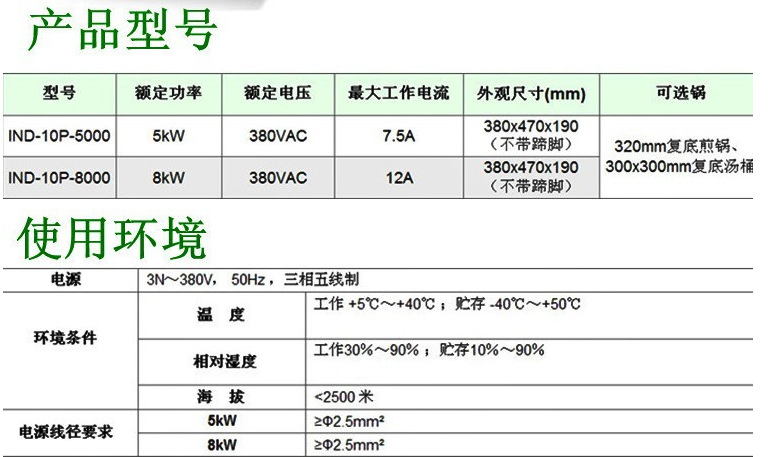 Induc喜達客 電磁臺式平爐IND-10P-5000