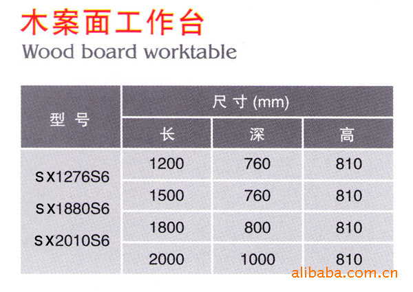 供應(yīng)木案面工作臺廚房設(shè)備